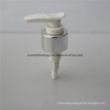 28410 Sliver Material White Plastic Part Lotion Pump